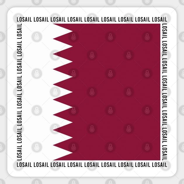 Losail F1 Circuit Stamp Sticker by GreazyL